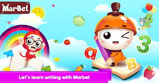 Marbel Writing for Kids Ekran Görüntüsü 0