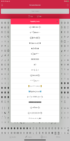 Fancy Text Symbols Capture d'écran 2