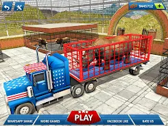 Offroad Wild Animal Truck Driv Zrzut ekranu 0