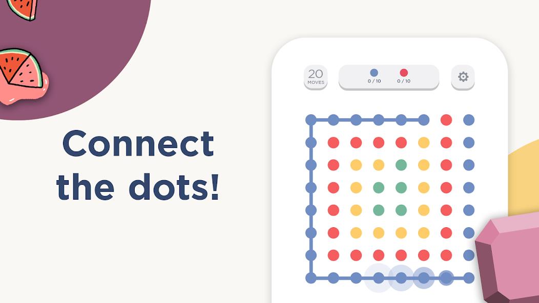 Two Dots: Fun Dot & Line Games Mod 螢幕截圖 2