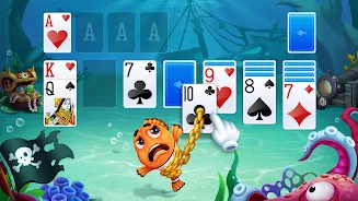 Solitaire - Fishland ภาพหน้าจอ 1