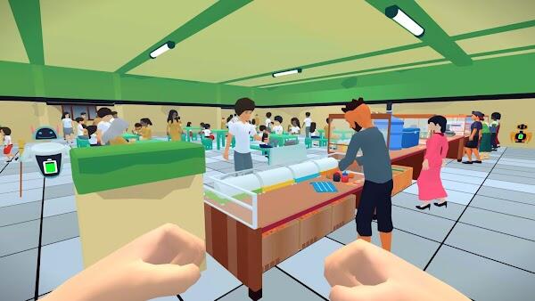 School Cafeteria Simulator স্ক্রিনশট 0