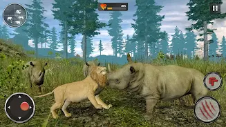 Wild Lion RPG Animal Simulator Скриншот 3