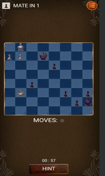 Schermata Chess with level 3