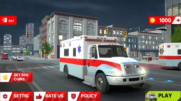 city ambulance game Скриншот 0