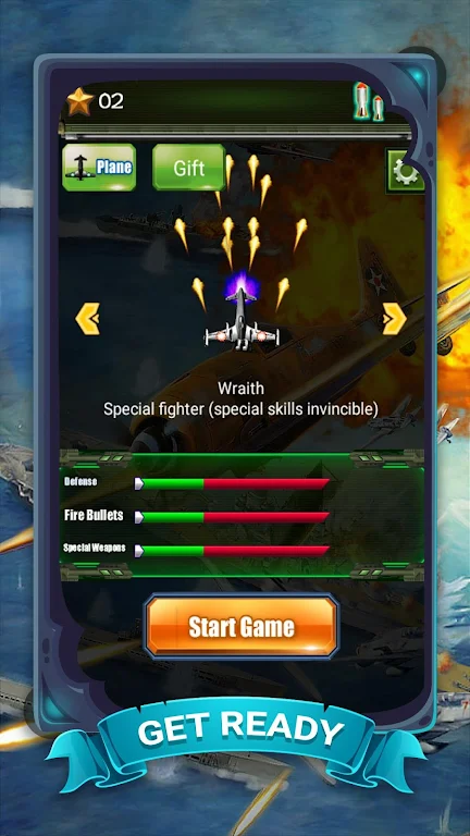 Raiden Fighter - Striker 1945 Air Attack Reloaded Mod Captura de pantalla 1