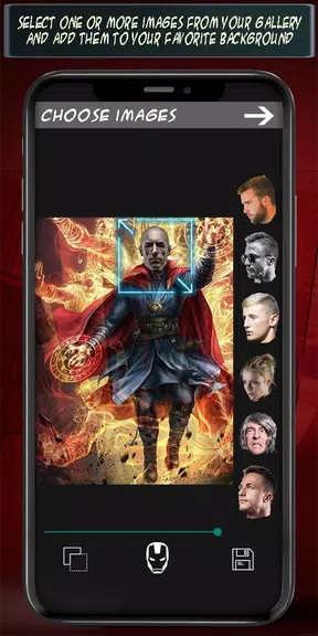 SuperHeroes Editor 螢幕截圖 1
