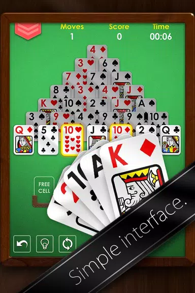 Pyramid Solitaire Premium Card Schermafbeelding 1