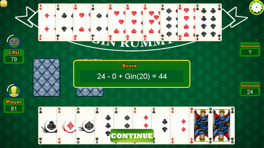 Gin Rummy Pabroton स्क्रीनशॉट 2