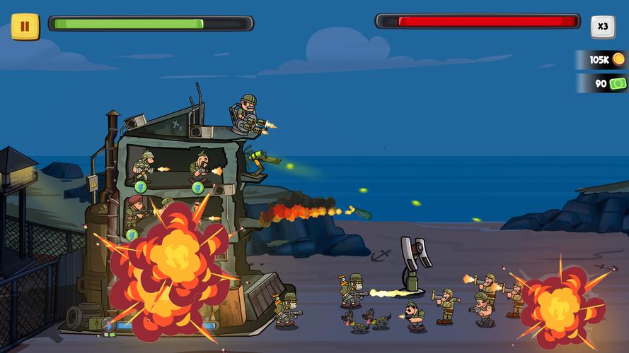 World War Army Defense: TD WW2 Captura de tela 1
