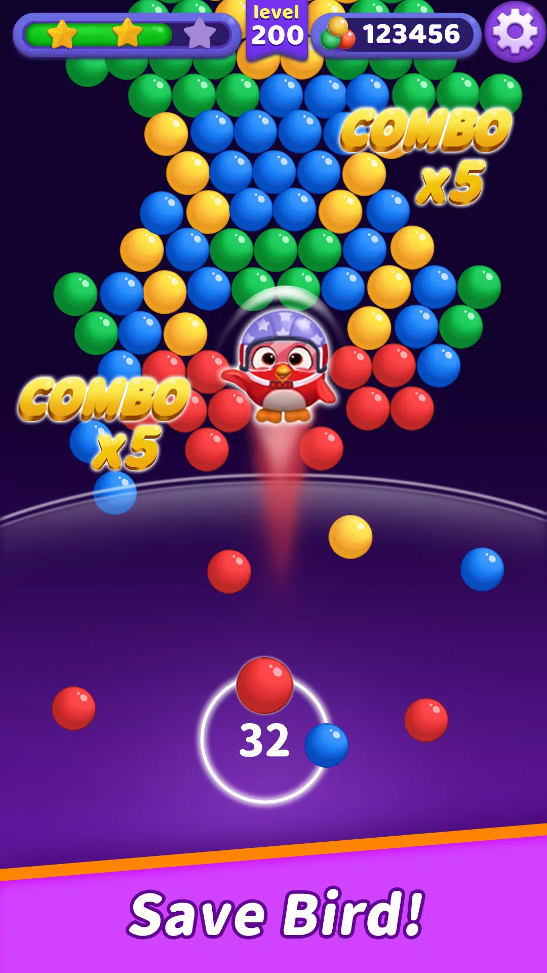 BubbleShooter Pop & Puzzle Ảnh chụp màn hình 3