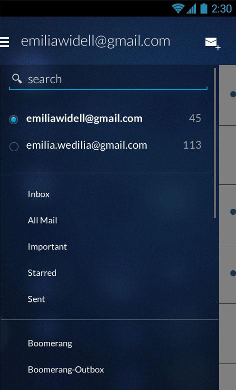 Email App for Gmail & Exchange Captura de pantalla 0