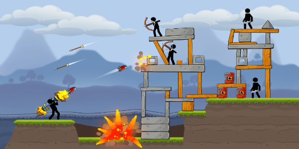 Boom Stick: Bazooka Puzzles スクリーンショット 0