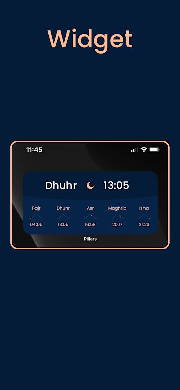 Pillars: Prayer Times & Qibla Tangkapan skrin 3