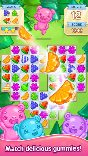 Gummy Gush: Match 3 Puzzle 螢幕截圖 1