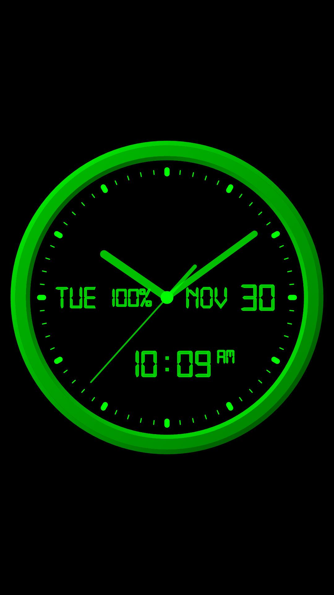 Analog Clock-7 Mobile ဖန်သားပြင်ဓာတ်ပုံ 0