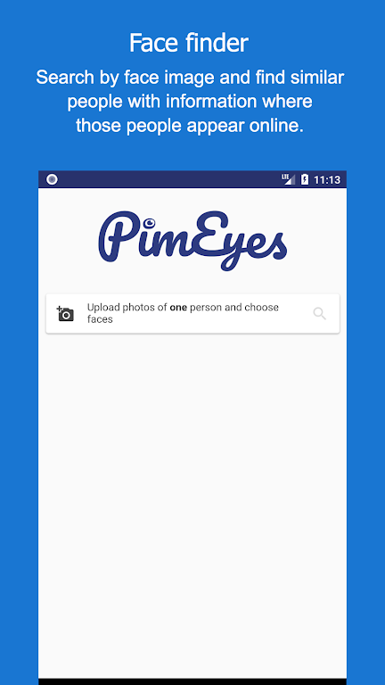 PimEyes Tangkapan skrin 2