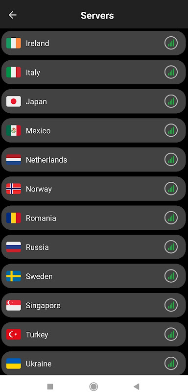 Droid VPN-Secure Proxy Premium Captura de pantalla 1