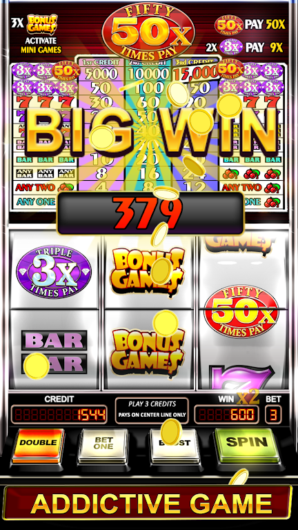 Triple Fifty Times Pay - Free Vegas Style Slots应用截图第3张