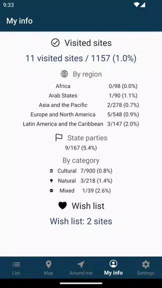World Heritage - UNESCO List 螢幕截圖 3