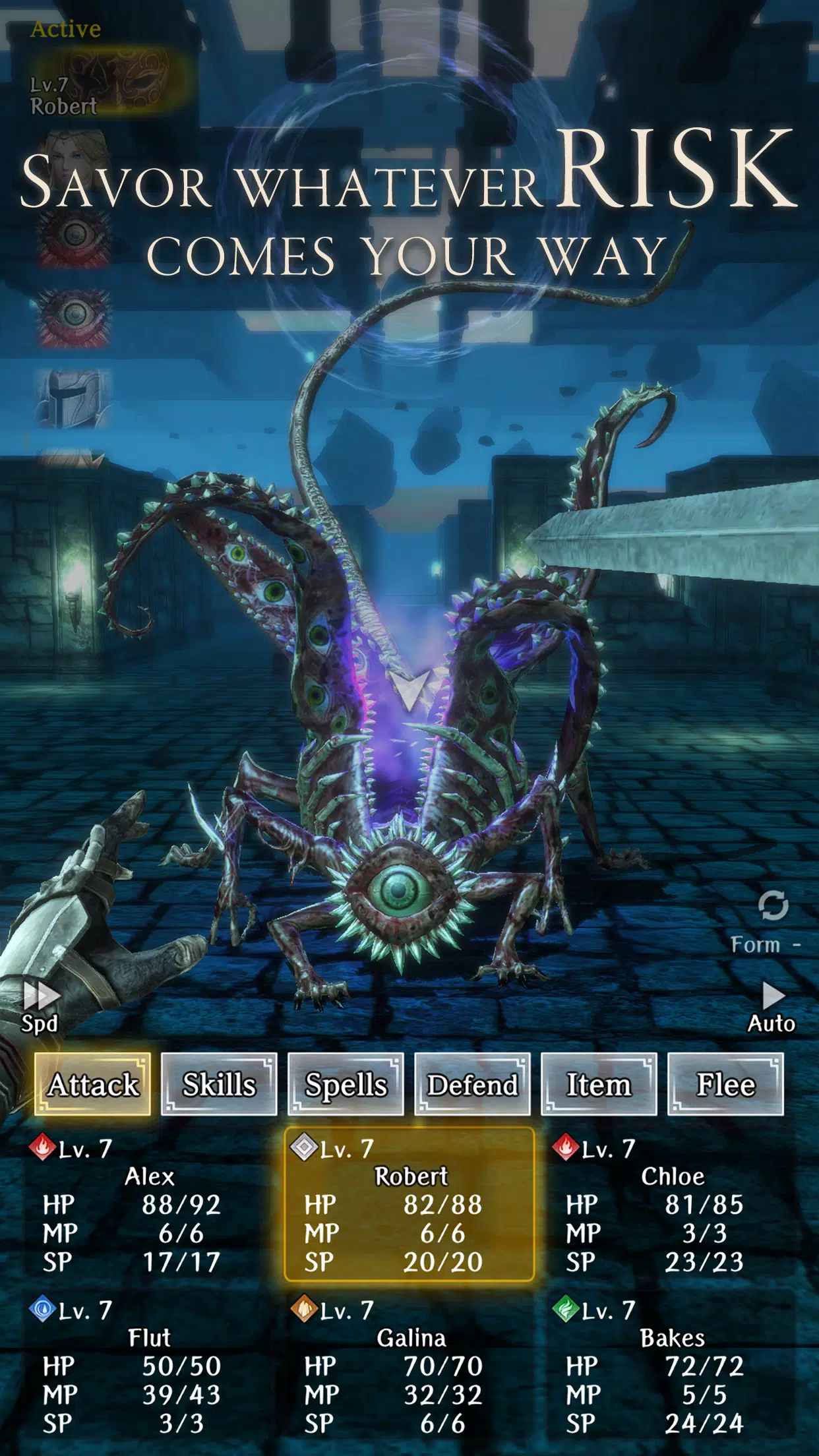 Wizardry Variants Daphne ภาพหน้าจอ 2