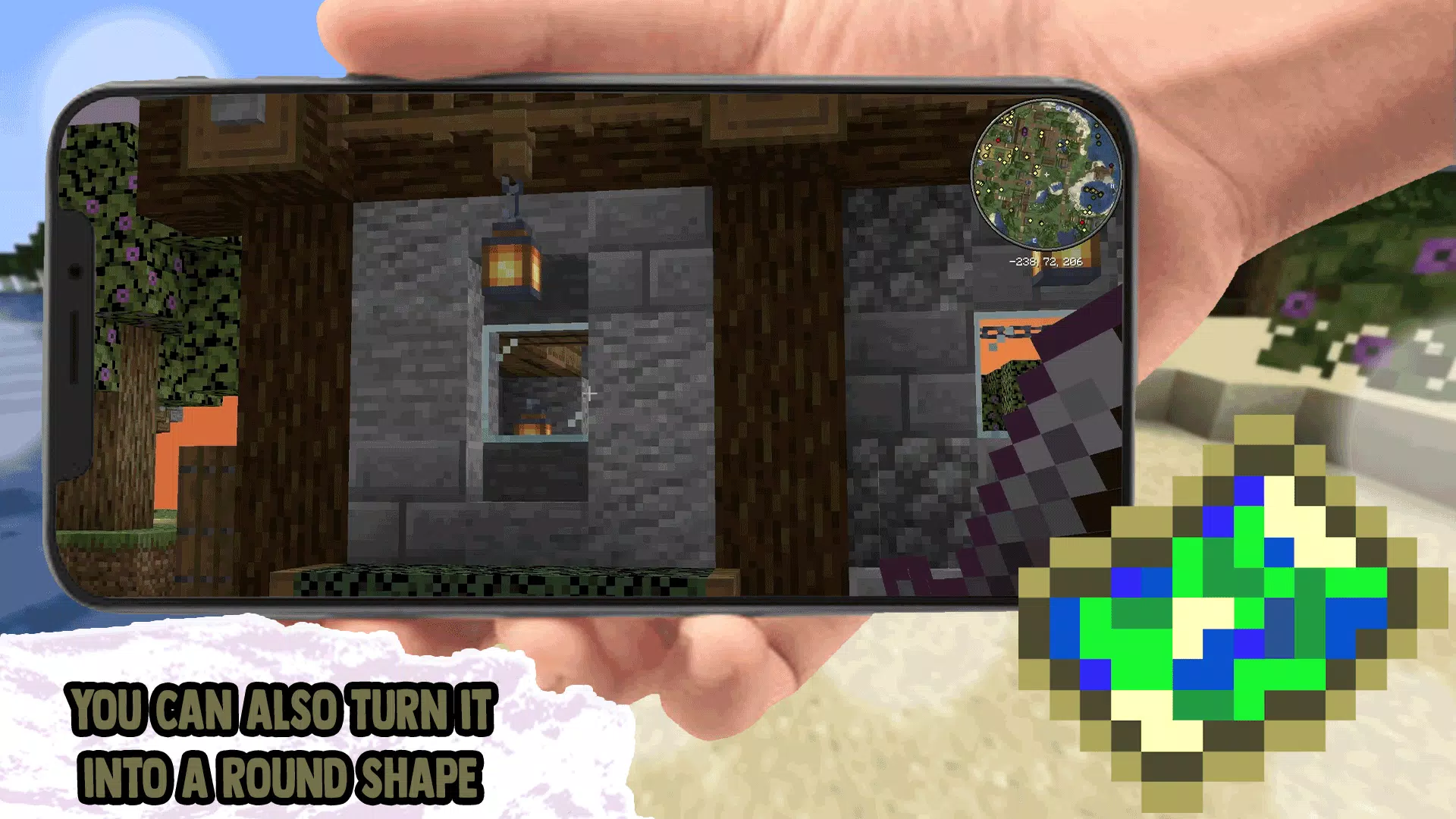 Schermata Minimap Mod Addons for MCPE 1
