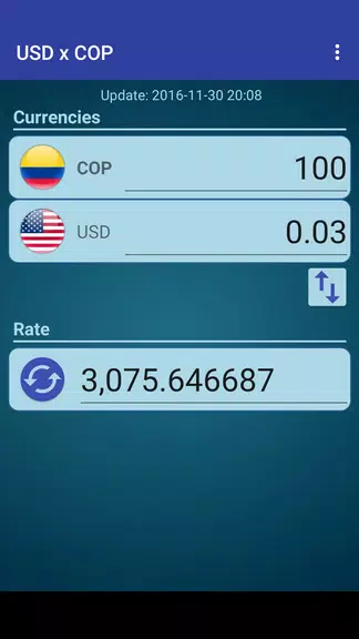 US Dollar to Colombian Peso Скриншот 1