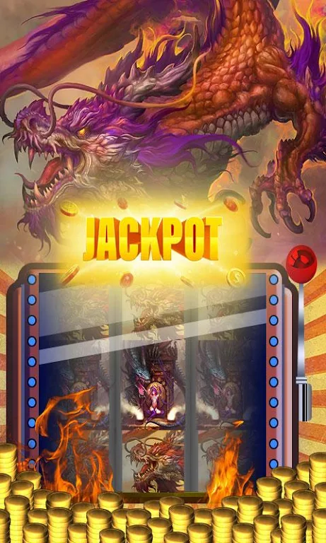 Dragon Casino Slots: Golden Flames of Vegas 螢幕截圖 1