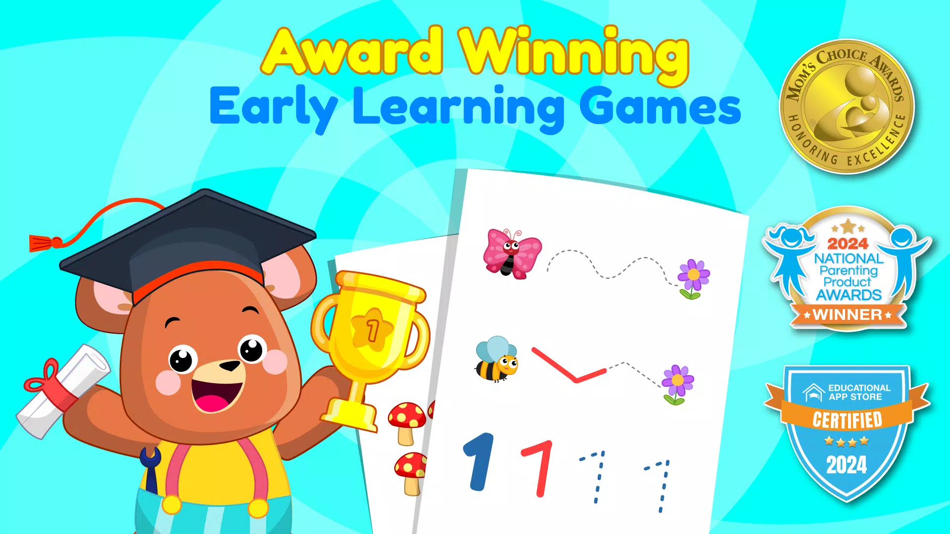 ElePant Kids Learning Games 2+ 스크린샷 0