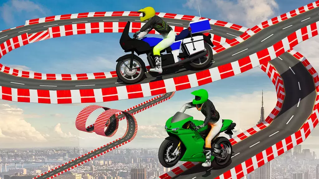 Stunt Bike Race Moto Drive 3D ภาพหน้าจอ 0