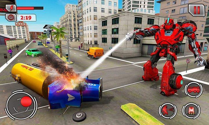 Fire Truck Games: Robot Games 螢幕截圖 2