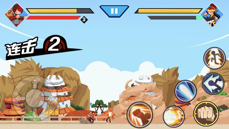 Stickman Ninja Warriors Fight Schermafbeelding 1