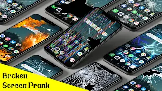 Broken Screen Prank-Fake Crack Ảnh chụp màn hình 1