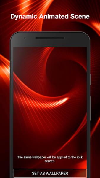 Red Live Wallpaper ဖန်သားပြင်ဓာတ်ပုံ 1