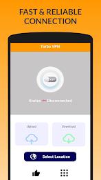 Turbo VPN - Fast Secure VPN ภาพหน้าจอ 0