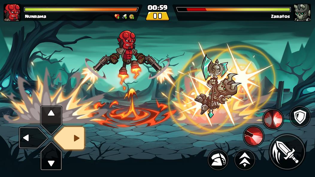 Brawl Fighter - Super Warriors Mod 스크린샷 2