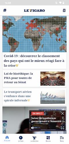 Schermata Le Figaro.fr: Actu en direct 0