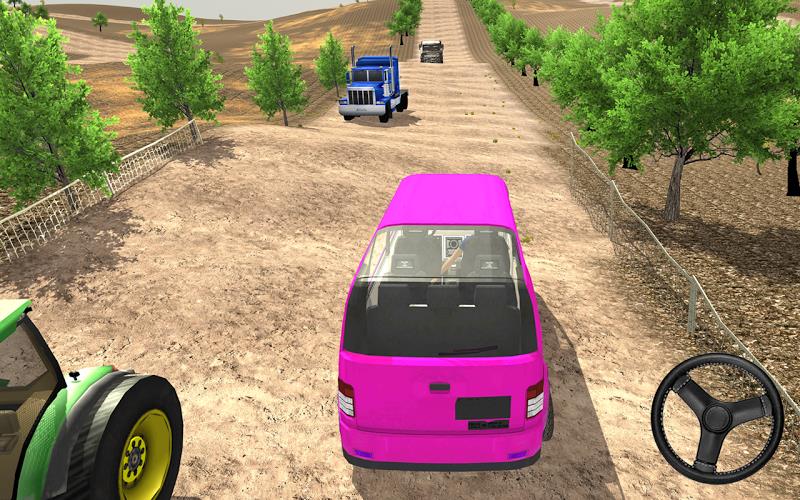 Offroad Mountain Car Simulator: Taxi Driving 2021 Ekran Görüntüsü 2