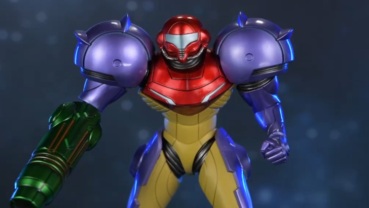 Metroid's Samus Gravity Suit Statue