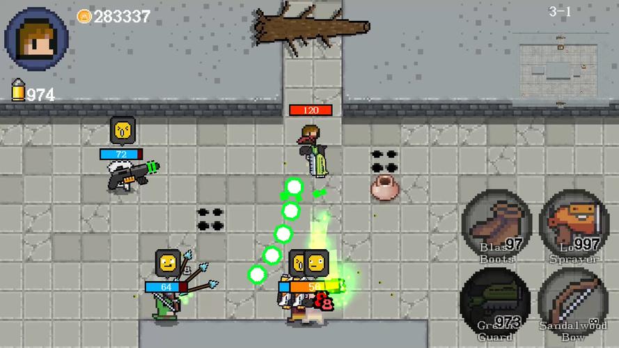 Tiny Warrior - Pixel Gun 螢幕截圖 1