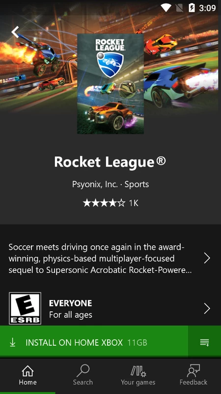 Schermata Xbox Cloud Gaming 2