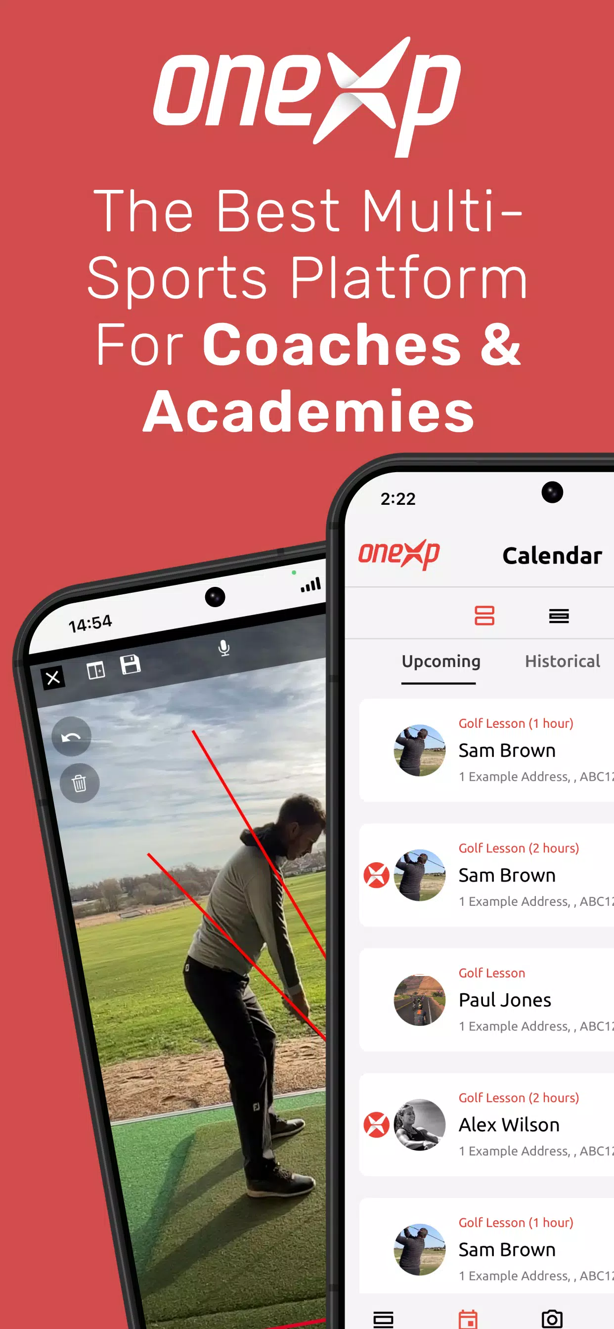 OneXp: Sports Coaching App スクリーンショット 0