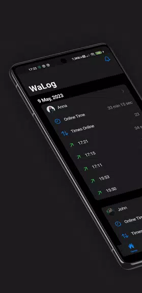 WaLog: Online Tracker Capture d'écran 0