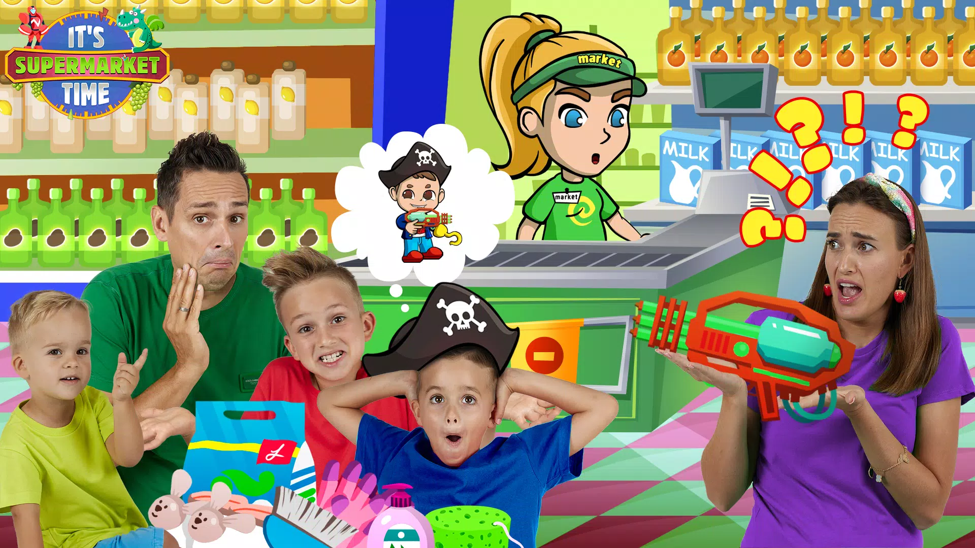 Vlad & Niki Supermarket game স্ক্রিনশট 3