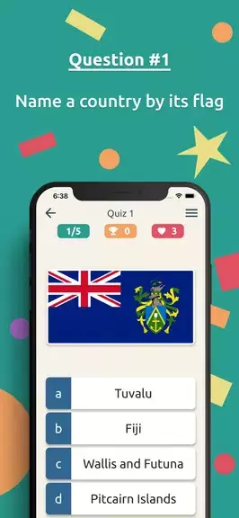 Flags Quiz:  World Geo Trivia Tangkapan skrin 1