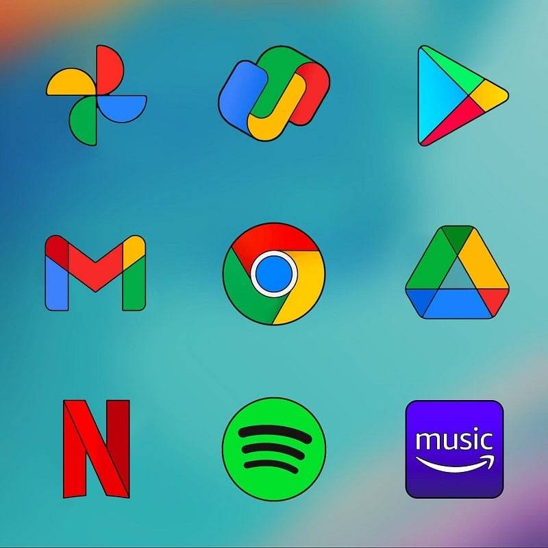 Oxigen HD – Icon Pack Schermafbeelding 1