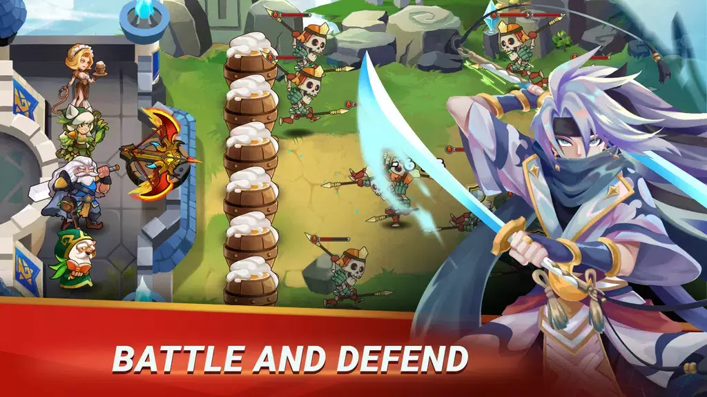 Castle Defender Premium 螢幕截圖 0