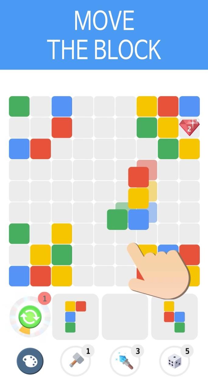 Mapdoku : Match Color Blocks Schermafbeelding 3