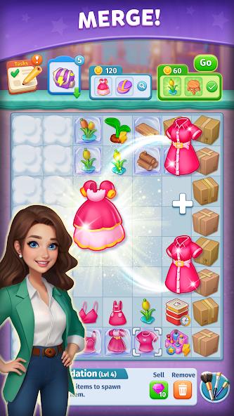 Style & Makeover: Merge Puzzle Mod 스크린샷 2