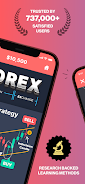 Forex Trading School & Game ภาพหน้าจอ 1